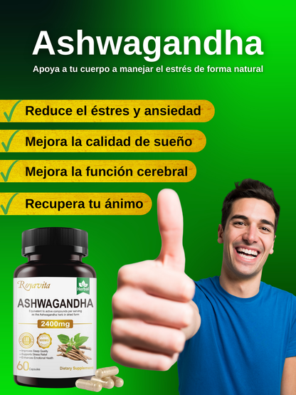ASHWAGANDHA- ELIMINA ÉSTRES