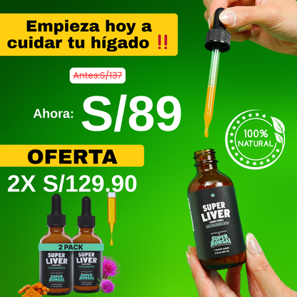 SUPER LIVER®- DESINFLAMA TU HÍGADO