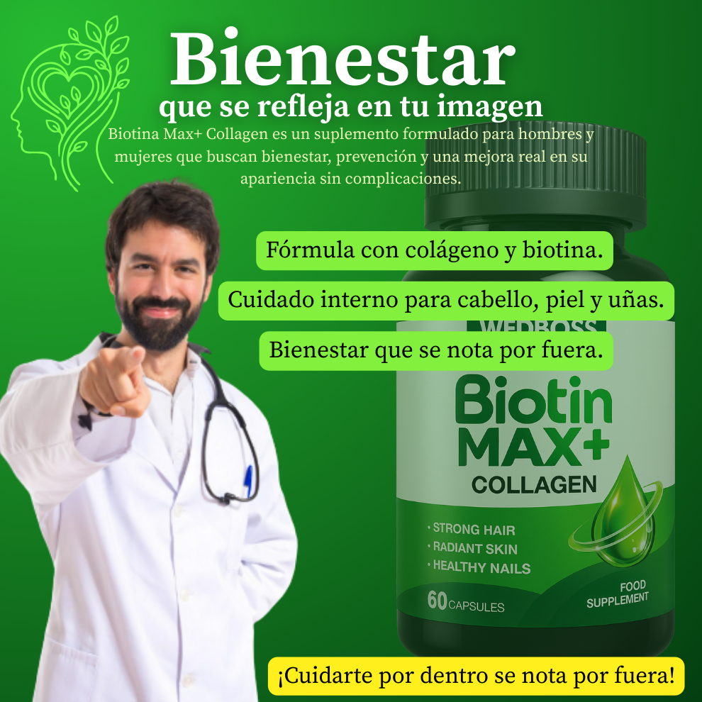 BIOTIN MAX- CABELLO FUERTE
