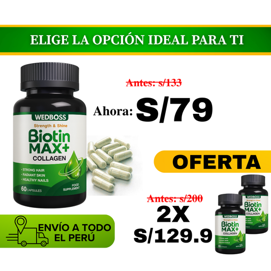 BIOTIN MAX- CABELLO FUERTE